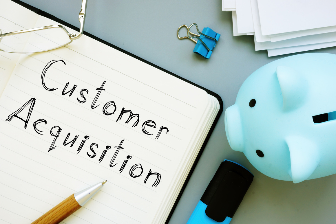 Customer Acquisition is shown on the conceptual business photo