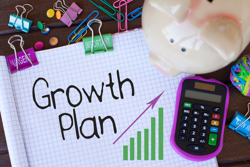 Business Growth Plan Concept