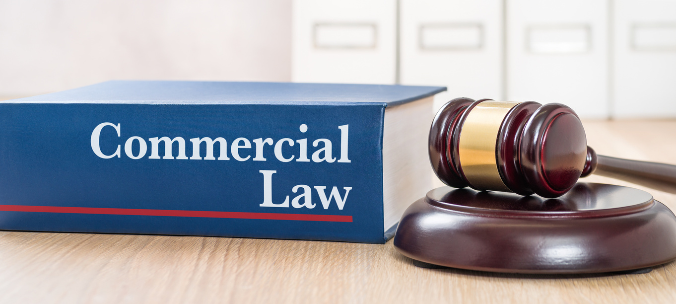 A Law Book with a Gavel - Commercial Law