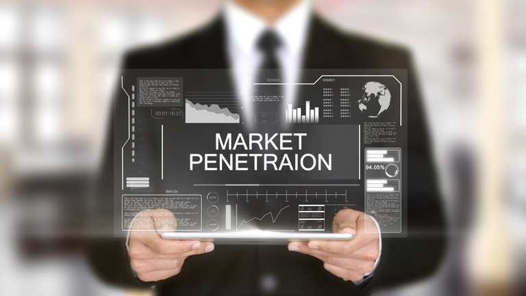 Market Penetration, Hologram Futuristic Interface, Augmented Virtual Reality